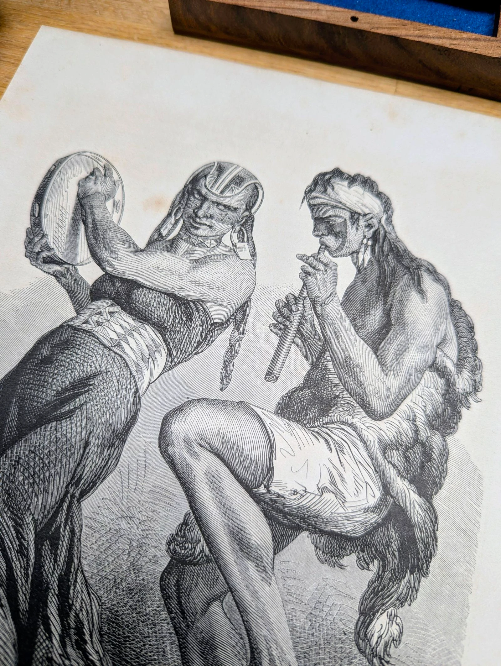 Danseurs Patagons, ilustração impressa em 1861. – photo 5